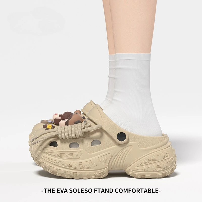 Pantuflas antideslizantes con plataforma EVA para niña - imagen 2