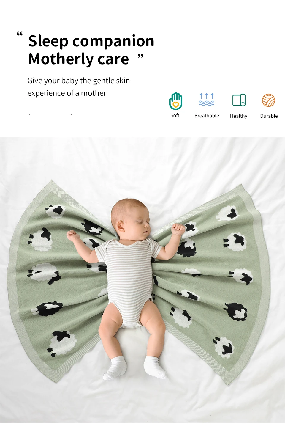Manta para guardería en ambiente doméstico