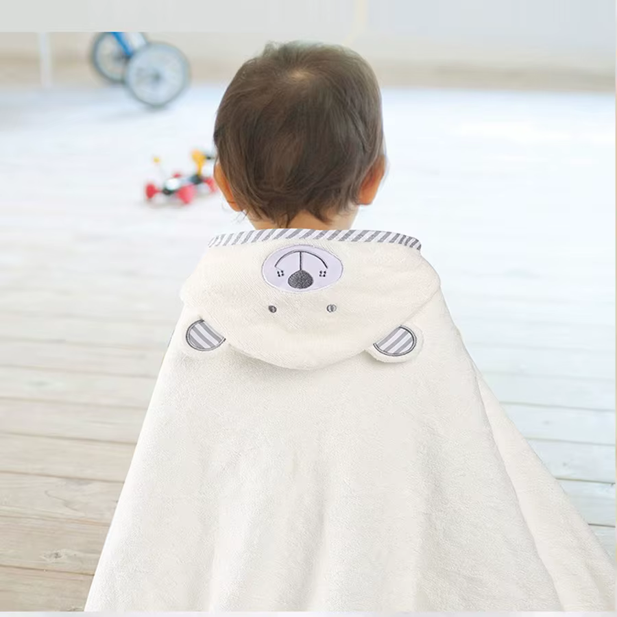 Infan Toalla de baño con capucha para bebé - imagen 2