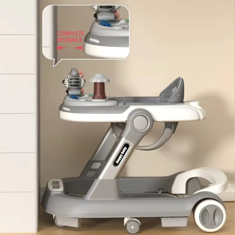 Carro de paseo multifuncional para bebé antideslizante plegable - imagen 2