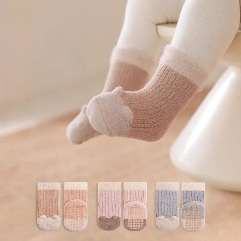 Calcetines antideslizantes gruesos para niños 1-5 años - Invierno - imagen 2
