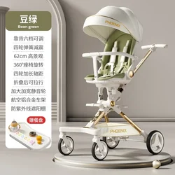 Andador para bebés plegable bidireccional, sentado y tumbado