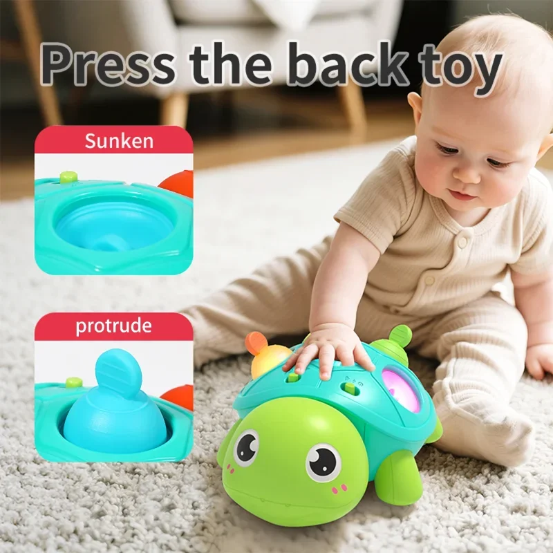 Tortuga musical interactiva para bebés – tiempo de barriga - imagen 4
