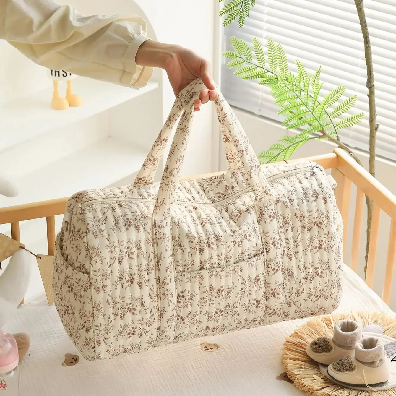 Bolsa guardería matern pluripou gran capacidad para bebé – Organizador viaje - imagen 2