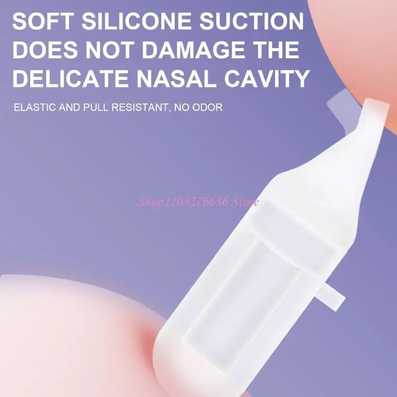 Aspirador nasal para bebés: limpiador de moco suave
