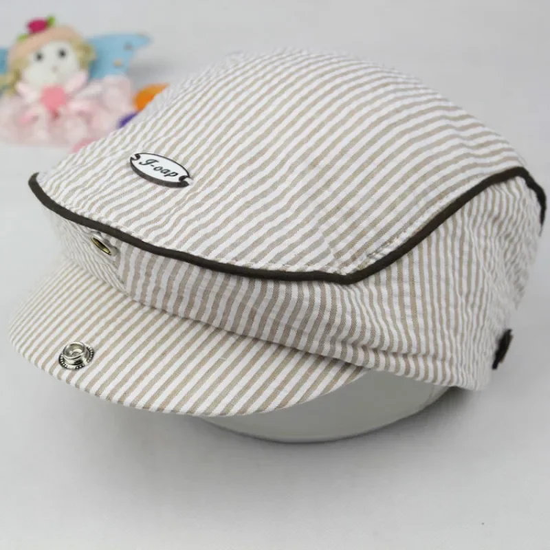 Gorro de algodón a rayas para bebé y niño – estilo clásico - imagen 2