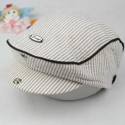 Gorro de algodón a rayas para bebé y niño – estilo clásico