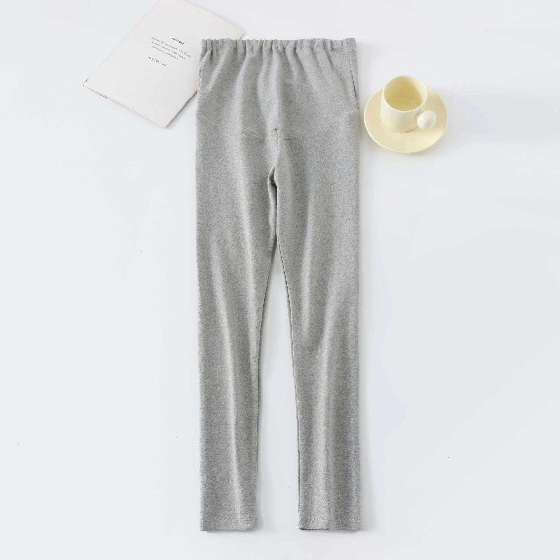 Leggings de maternidad cintura alta algodón elástico para otoño - imagen 2
