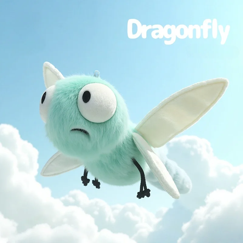 Peluche libélula jardín de dibujos animados suave - imagen 2