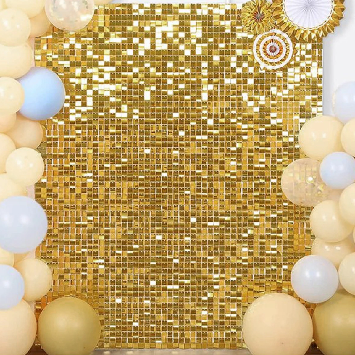Cortina de confeti brillante para fiestas de cumpleaños - imagen 3