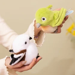 Peluches de aves realistas multicolor, suaves para regalar