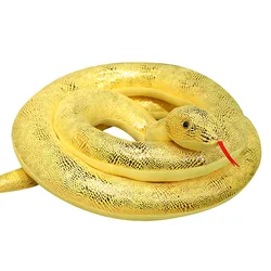 Serpiente de peluche gigante de felpa suave: regalo divertido