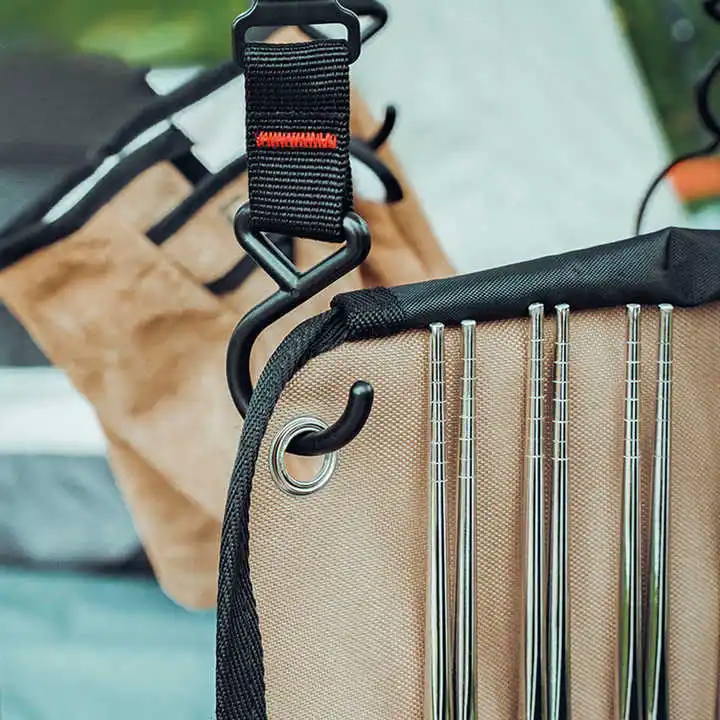Bolsa de vajilla portátil colgante para camping y excursiones - imagen 3