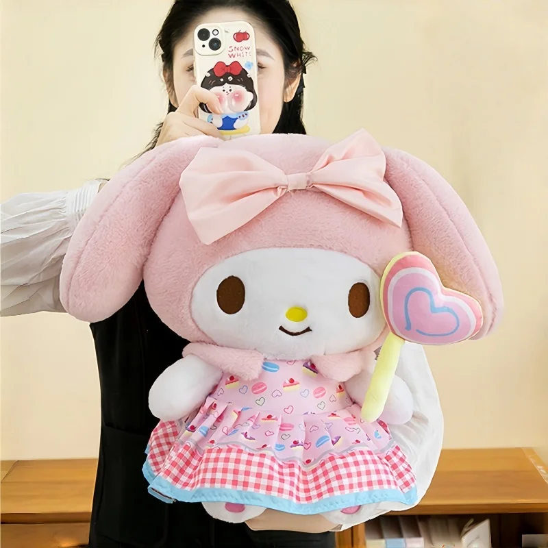 Peluche Kuromi macaron gran tamaño estilo tierno de Sanrio - imagen 5