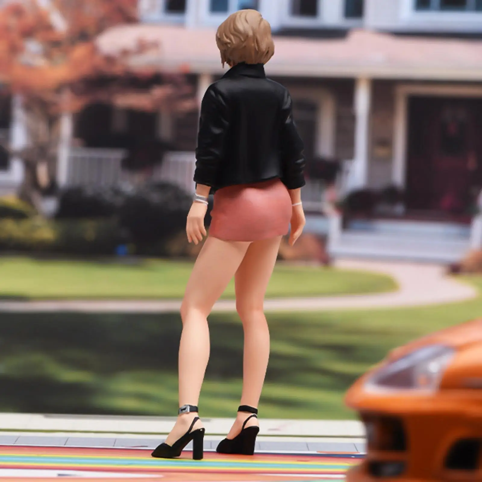 Figura miniatura de chica para diorama y casa de muñecas - imagen 3