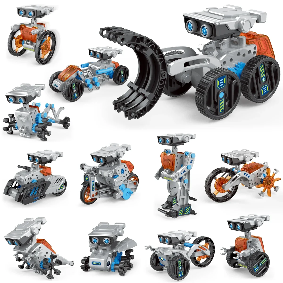 Robot científico educativo de montaje con experimentos para niños