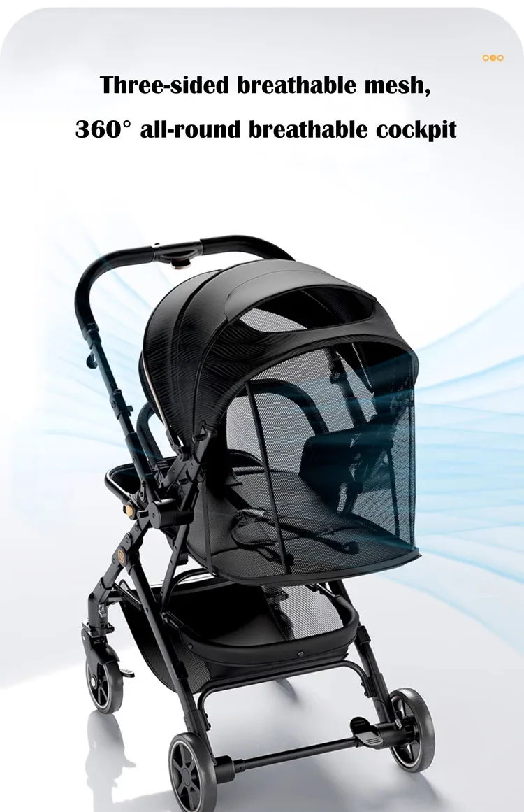Carrito plegado en ambas direcciones