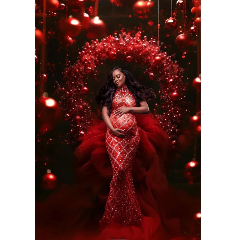 Vestido de noche con diamantes de imitación brillantes para mujer en diseño tipo bandage