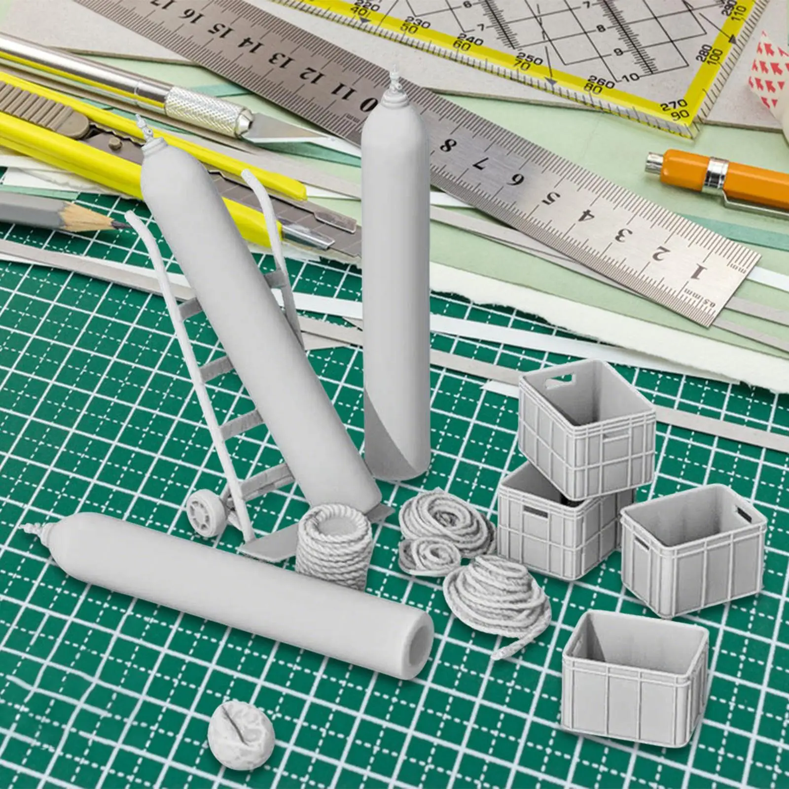 Accesorios para dioramas y casas de muñecas industriales - imagen 2