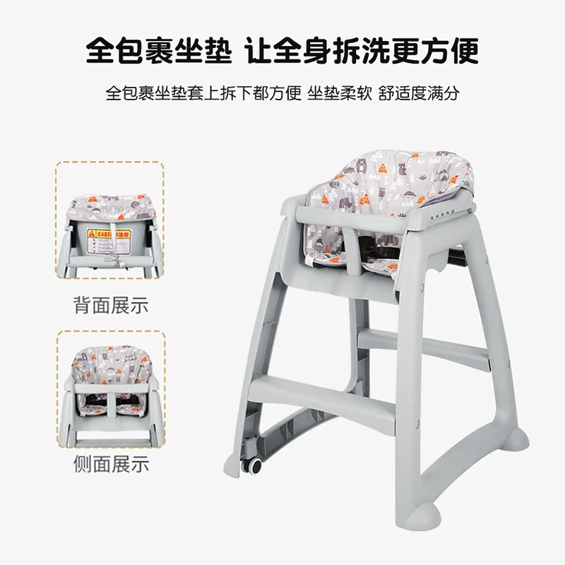 Silla de comedor para bebé plegable multifunción para el hogar - imagen 4
