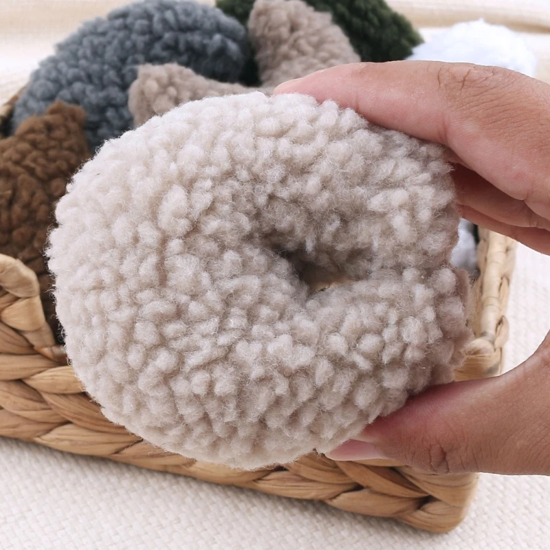 Cadena de chupete con peluche lunar 3D – Sujetachupetes de algodón esponjoso - imagen 4