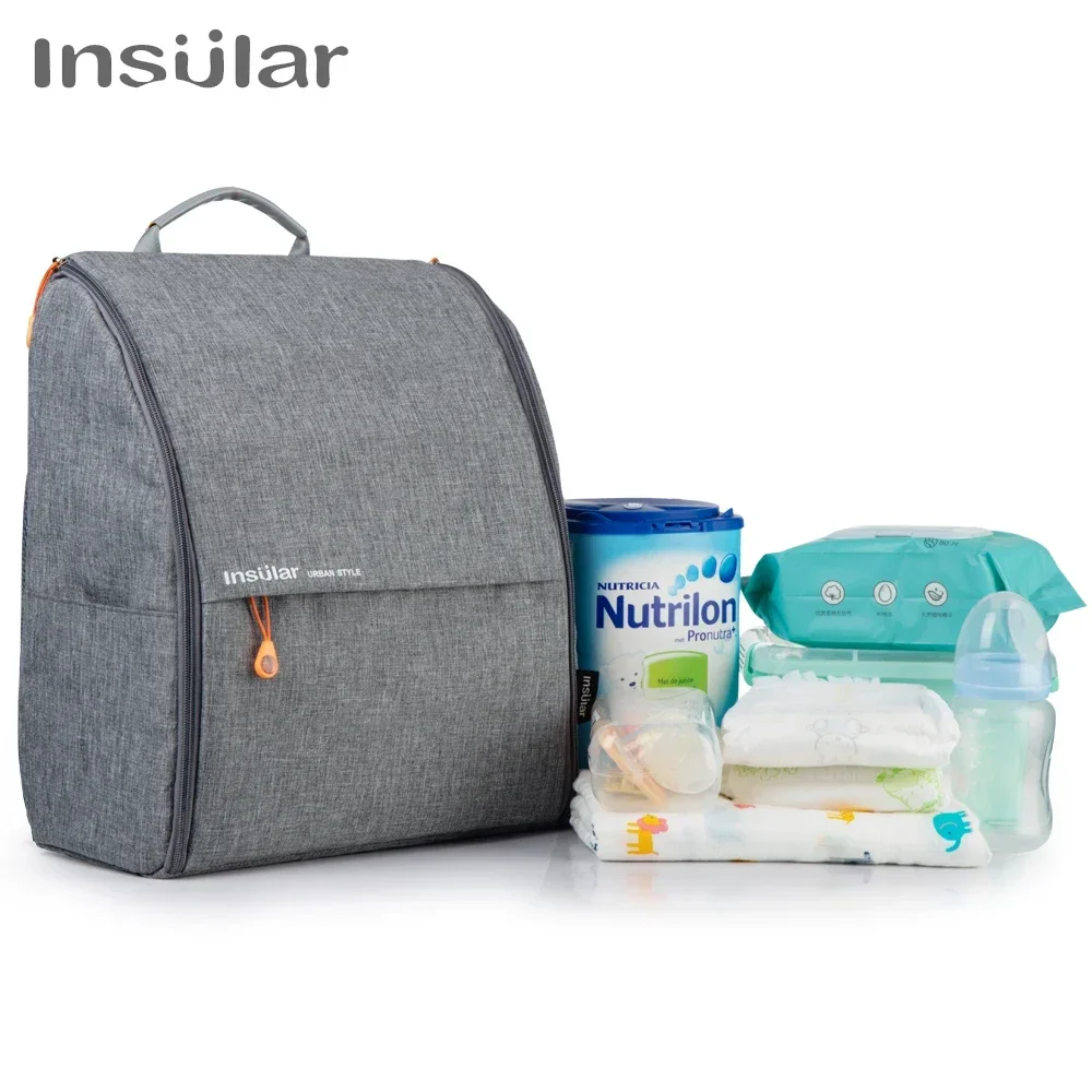 Insular Mochila para pañales - Bolsa maternidad viaje diario - imagen 4