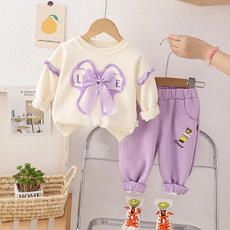 Conjunto de bebé de primavera y otoño tipo chándal deportivo