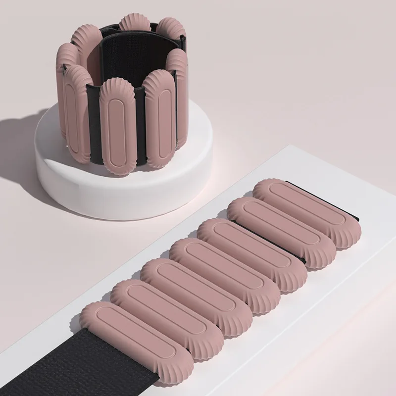 Pulsera de silicona con peso para natación, entrenamiento y pilates