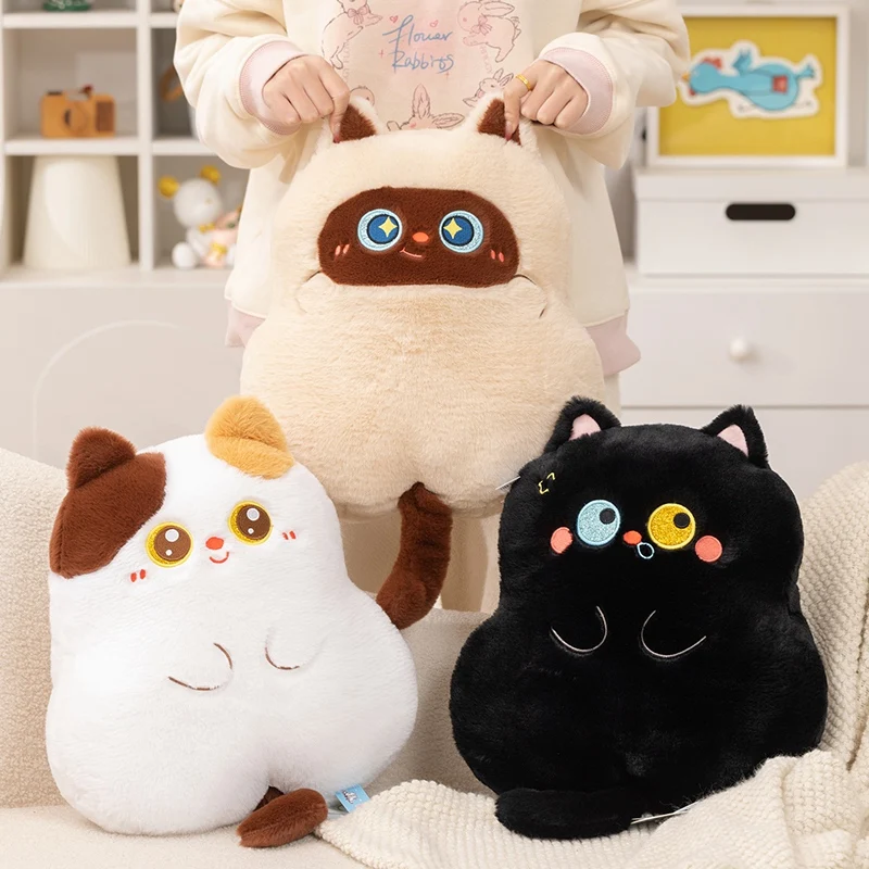 Peluche de gato suave, almohada mullida para regalo infantil - imagen 4