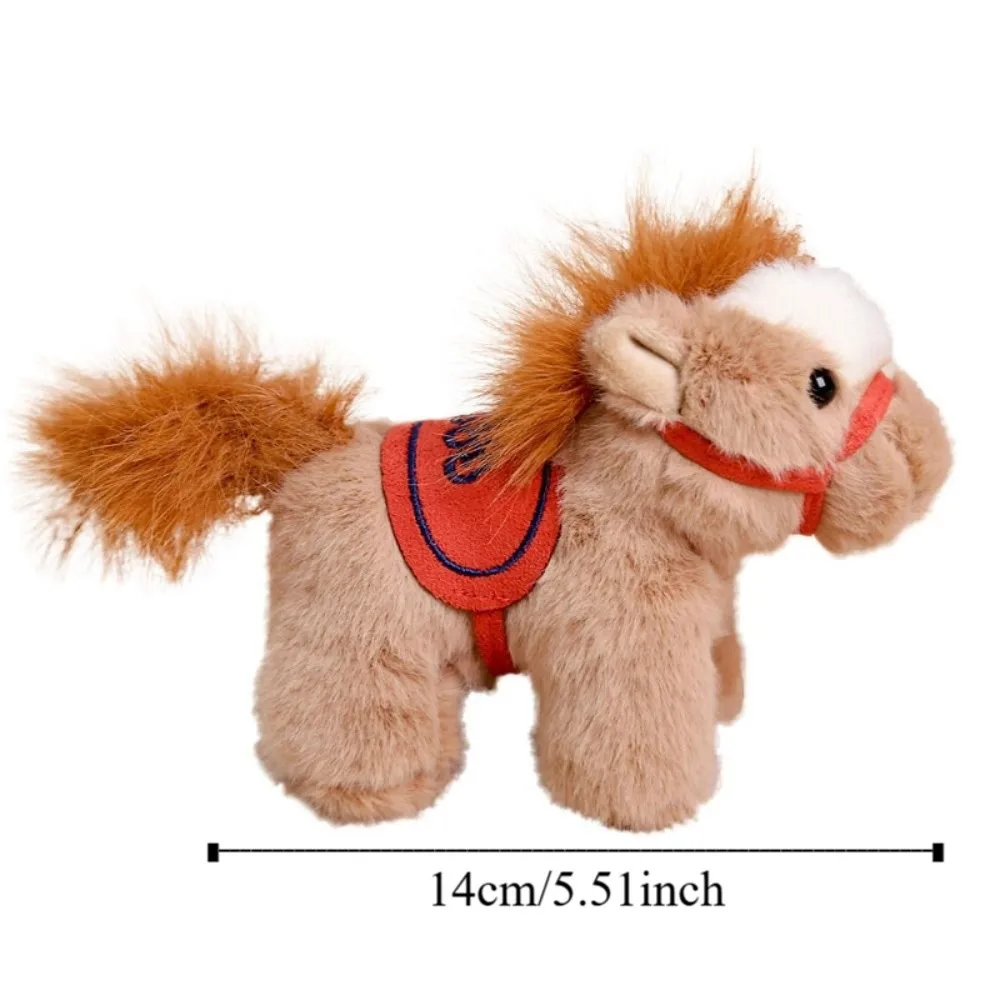 Llavero de peluche de caballo estilo vintage chino, suave - imagen 5