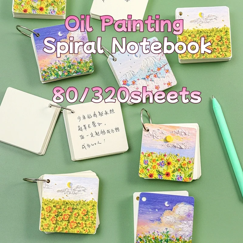 Mini cuaderno en espiral de flores kawaii para notas diarias - imagen 3