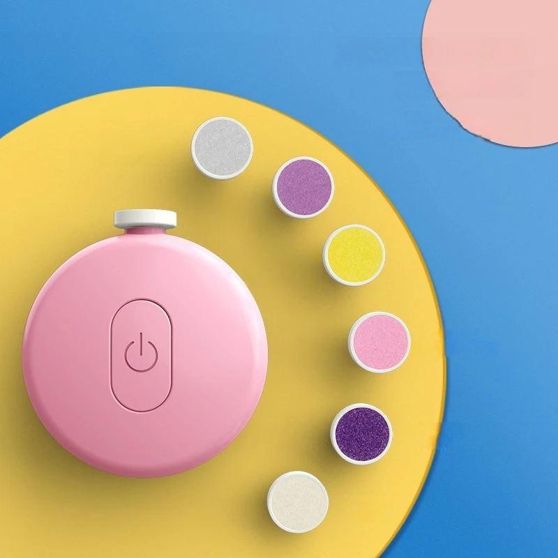 Lima eléctrica de uñas infantil segura con cabezal redondeado - imagen 3