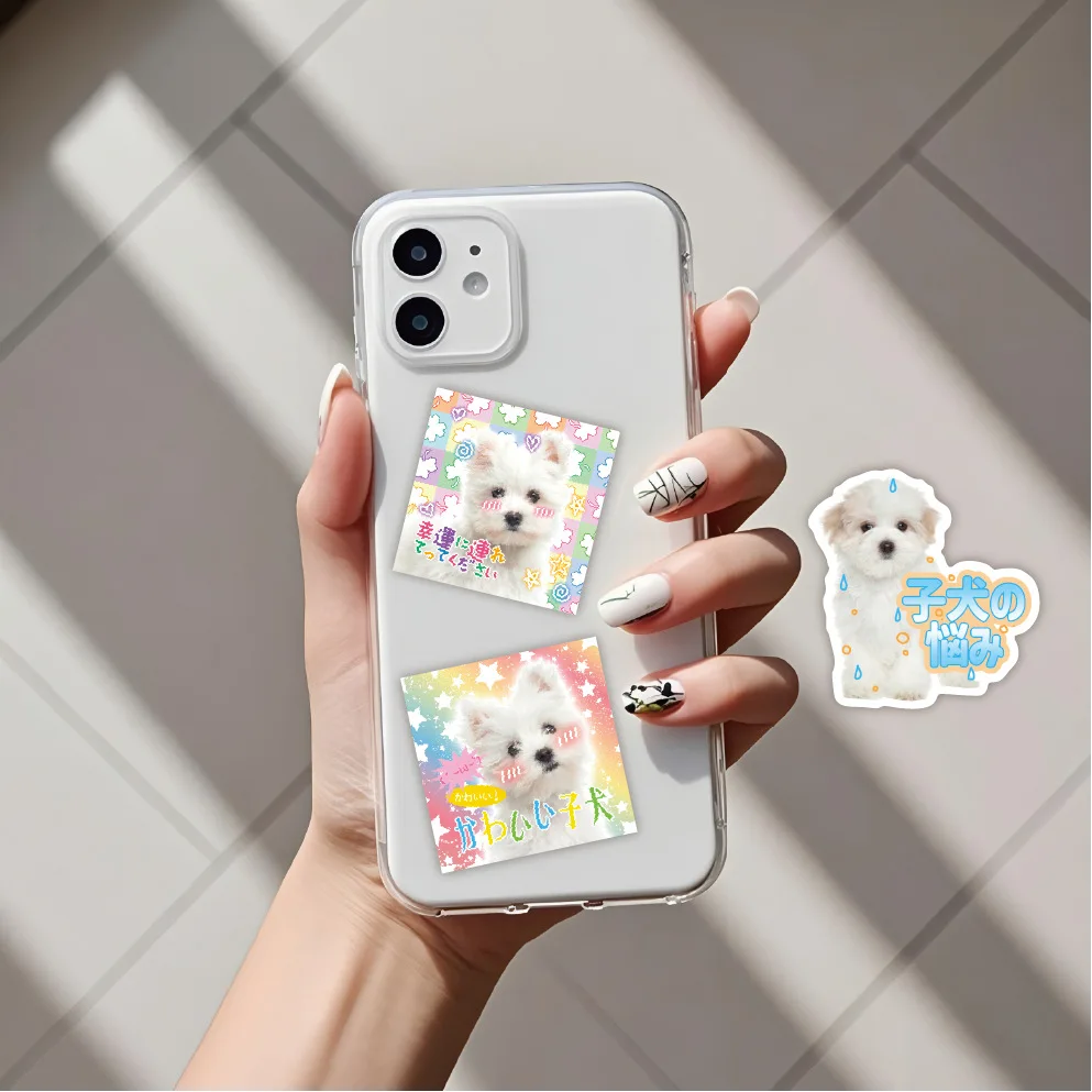 Pegatinas infantiles retro de animales para álbum y carcasa móvil - imagen 4