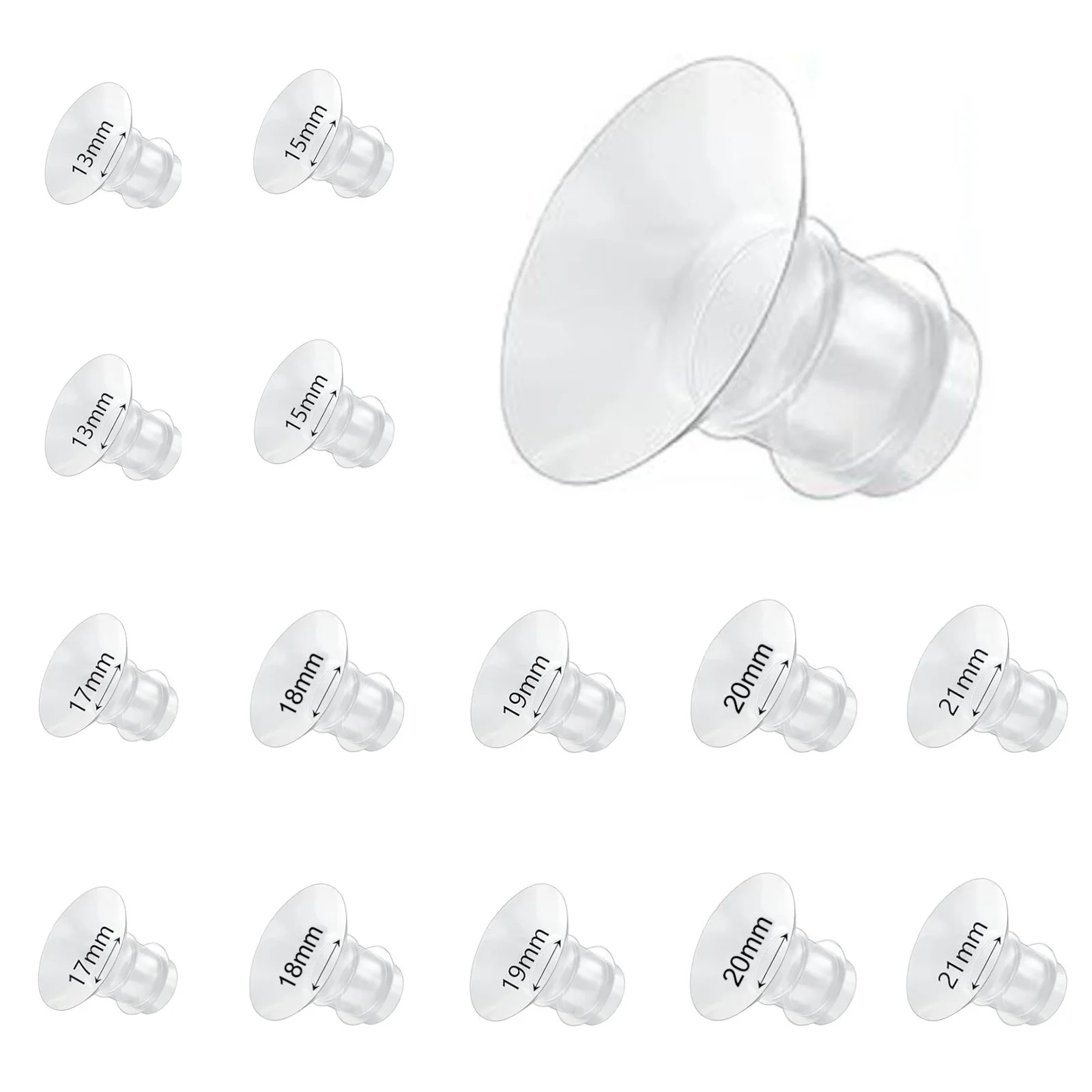 Insertos de brida para extractor de leche compatibles S9/S10/S12