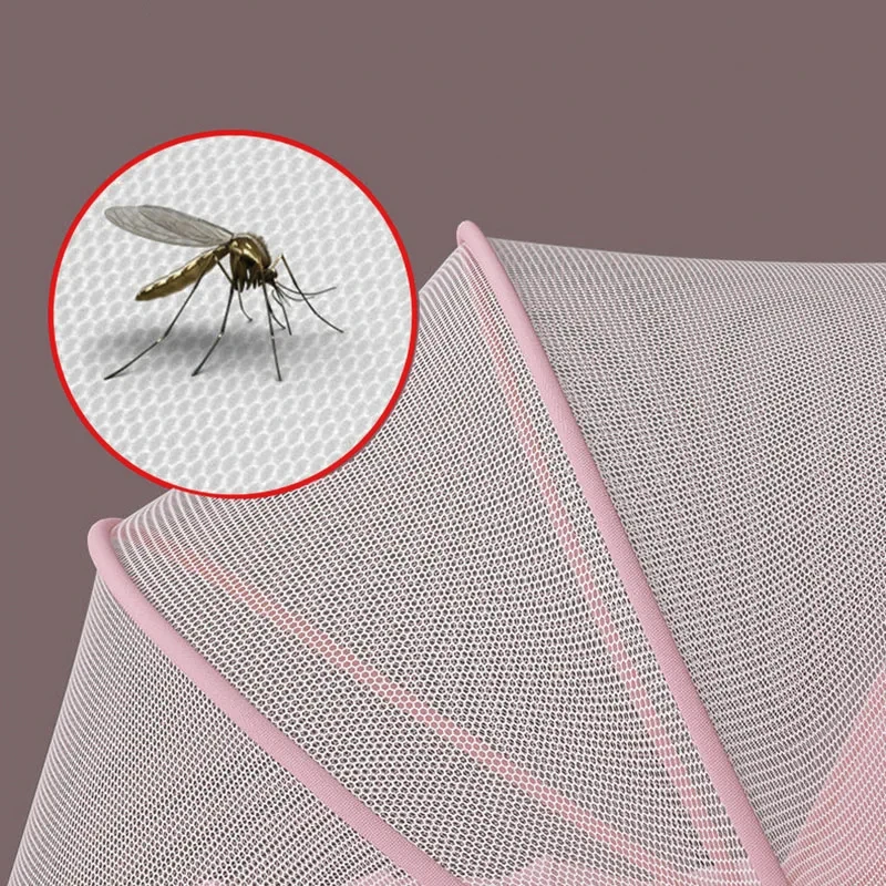 Carpa plegable portátil para bebé 0-18 meses con mosquitera de viaje - imagen 2