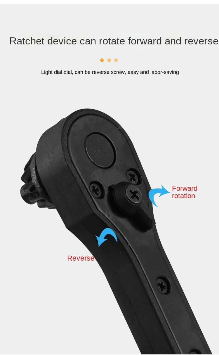 Llave de tres mandíbulas y encaje rápido