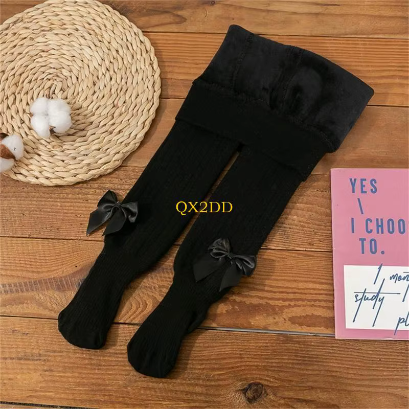 QX2D Leggings térmicos gruesos infantiles largos para invierno - imagen 3