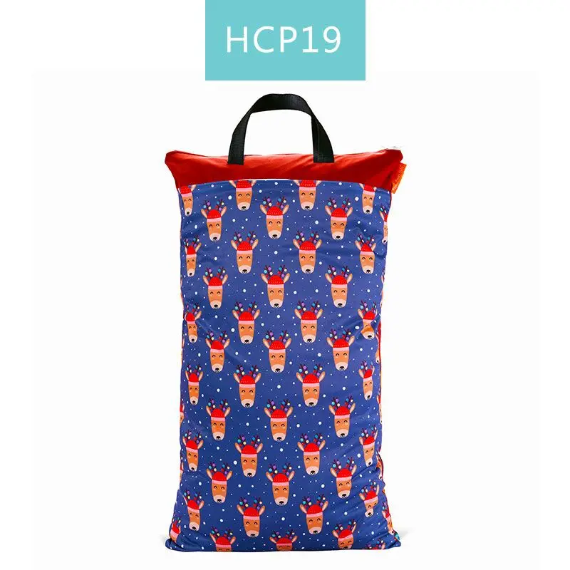 HappyFlute Bolsa húmeda impermeable PUL para pañales grande cochecito - imagen 4