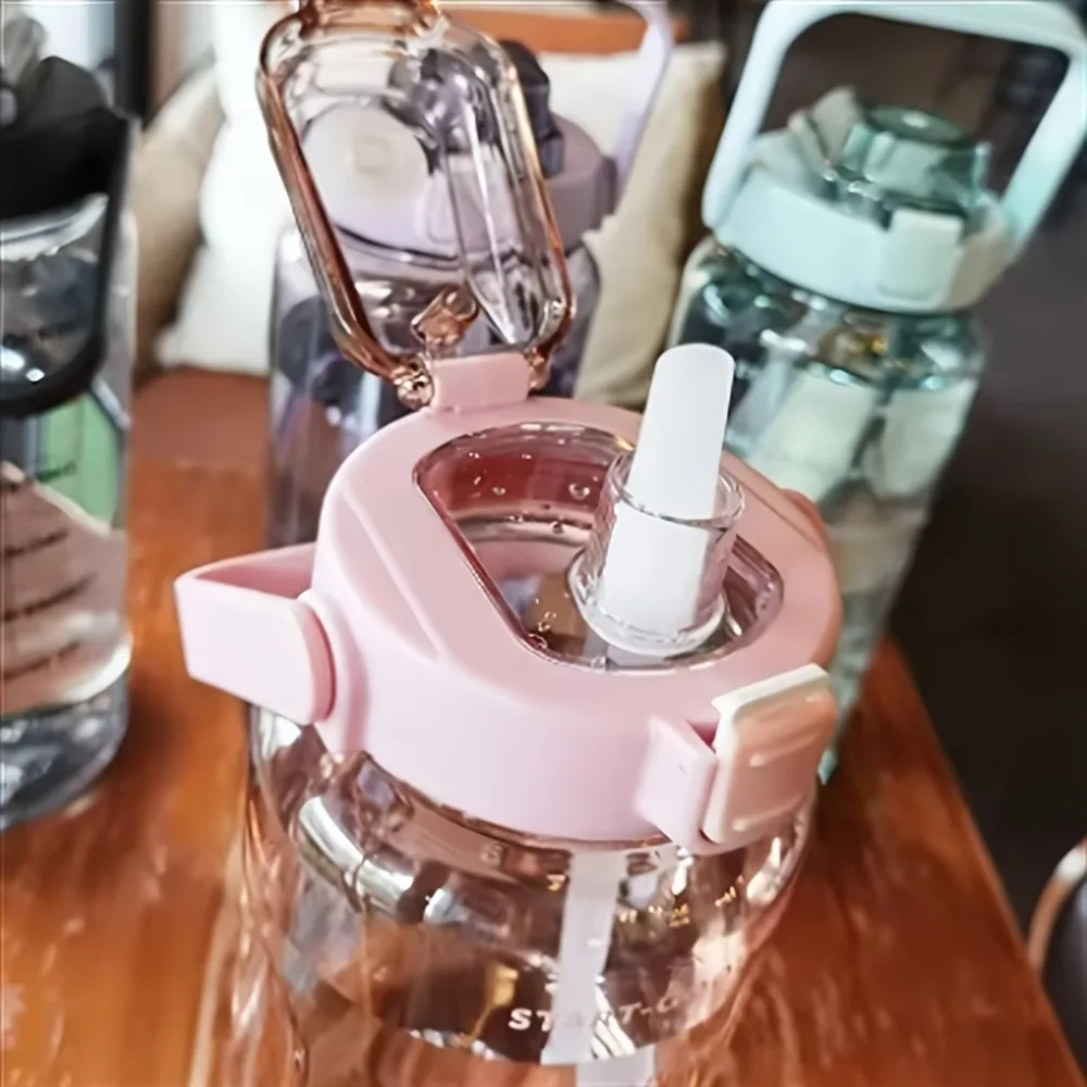 Botella de agua con pajita para niños – Ideal para exteriores - imagen 4