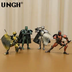 UNGH Caballero medieval articulado 3D, figura de juego infantil