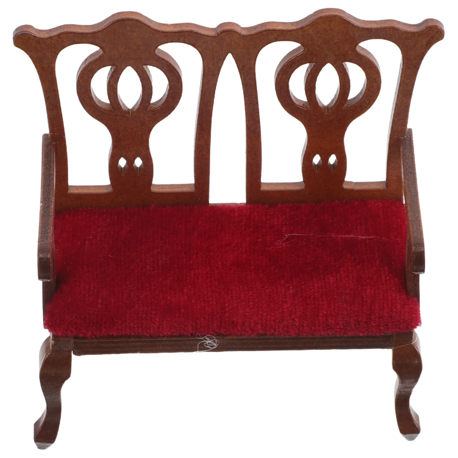 Silla para casa de muñecas vintage artesanal estilo palacio