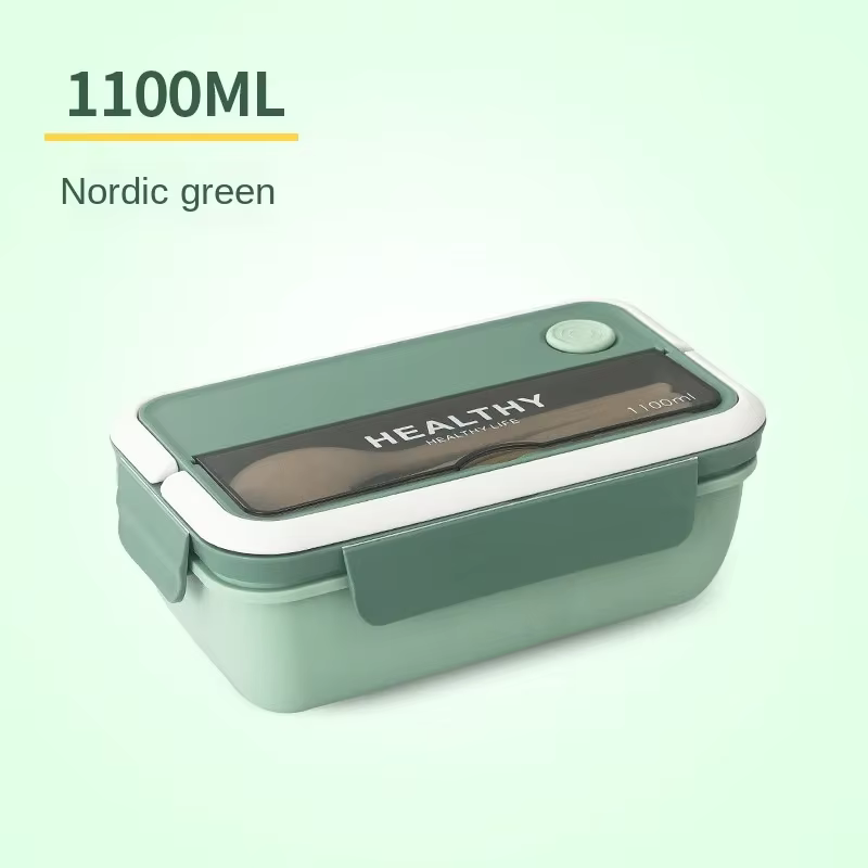 Fiambrera infantil 1100 ml con cierre hermético - Bento para microondas - imagen 3