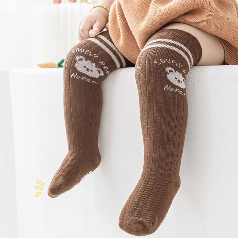 Calcetines largos para bebé de algodón suave y cálido de invierno - imagen 4