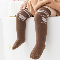 Calcetines largos para bebé de algodón suave y cálido de invierno