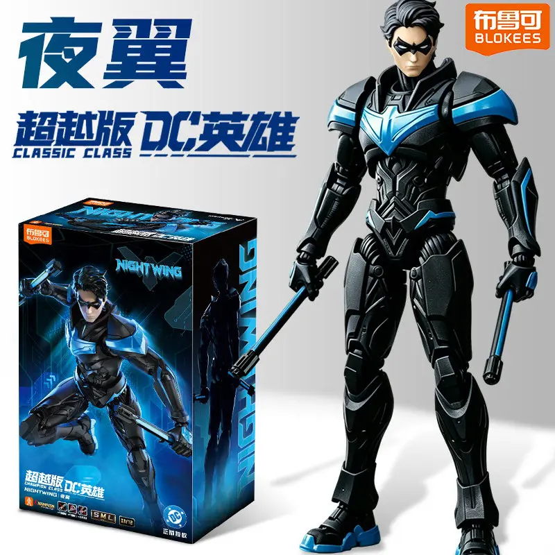 Figura de acción BLOKEES Nightwing DC Comics, diseño original