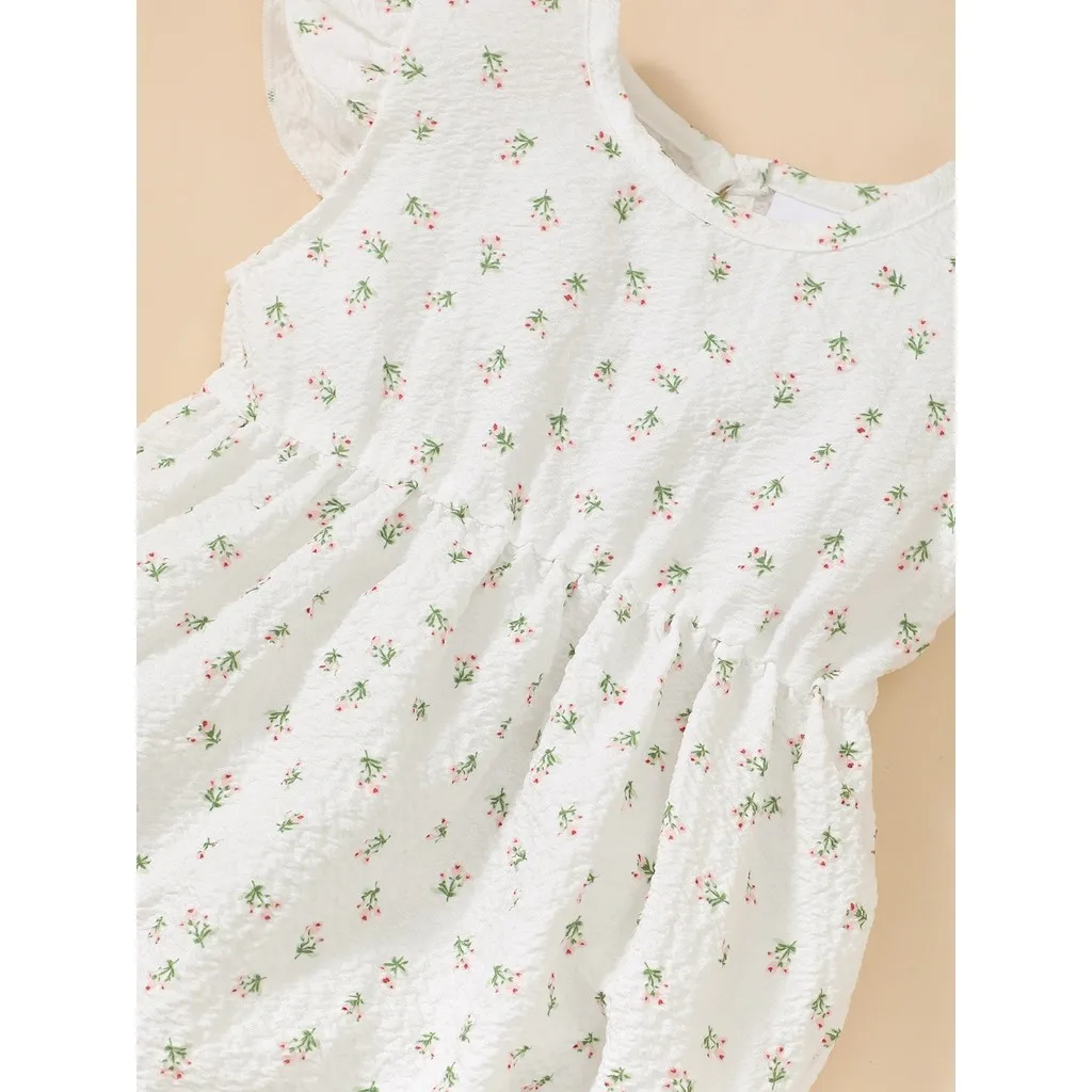 Body floral sin mangas para bebé niña - Ideal para verano - imagen 4