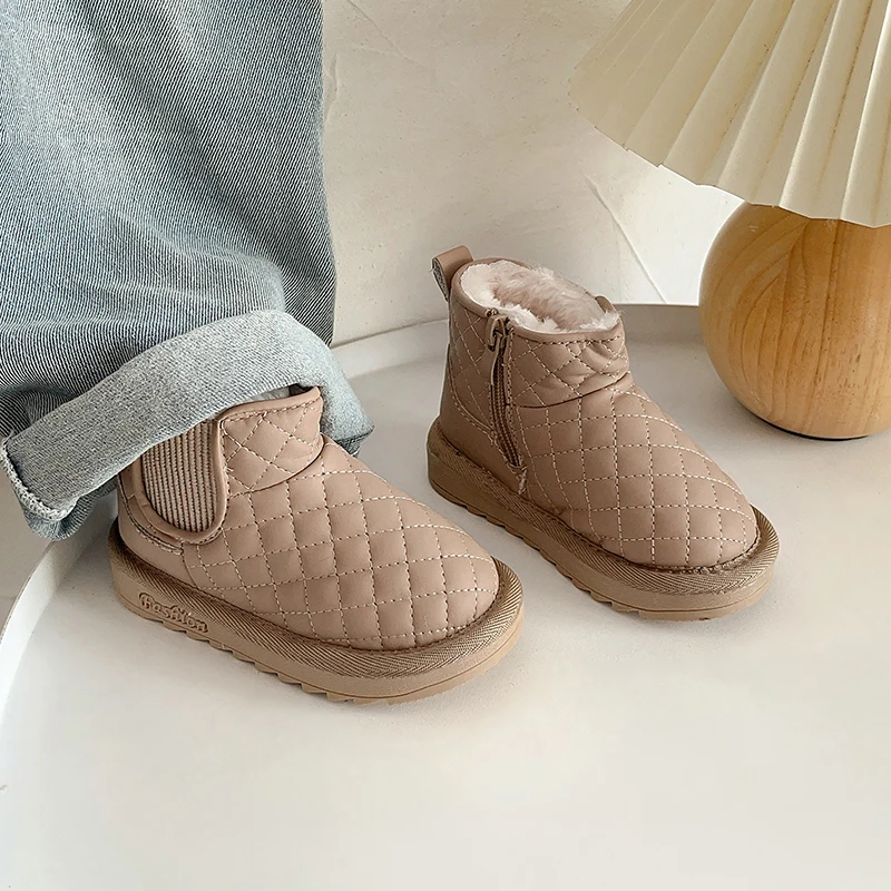 Botas de nieve para bebés y niños: suela antideslizante y felpa cálida