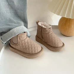 Botas de nieve para bebés y niños: suela antideslizante y felpa cálida