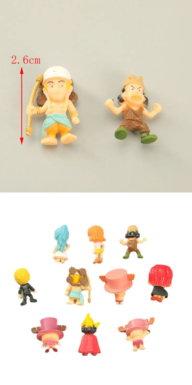 Personajes de One Piece en formato figura