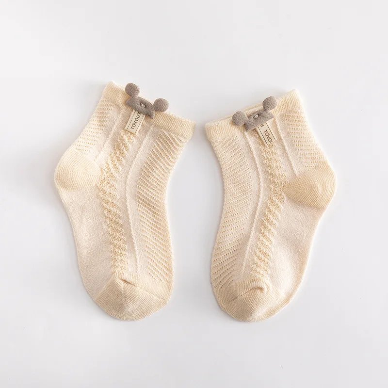 Calcetines verano algodón suave para bebé – Transpirables y ligeros para niña - imagen 5
